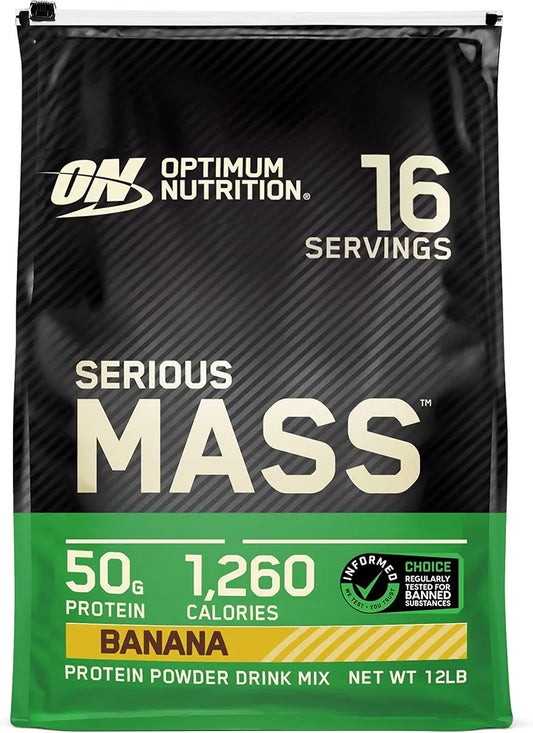 Optimum Nutrition Serious Mass Gainer Banana 5.45Kg