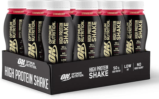 Optimum Nutrition High Protein Shake Strawberry 500ml x12