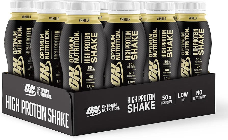 Optimum Nutrition High Protein Shake Vanilla 500ml x12