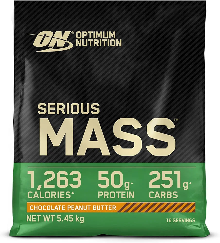 Optimum Nutrition Serious Mass Gainer Chocolate Peanut Butter 5.45Kg