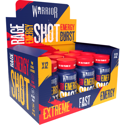 Warrior Pre-Workout Energy Shots - 12x 60ml