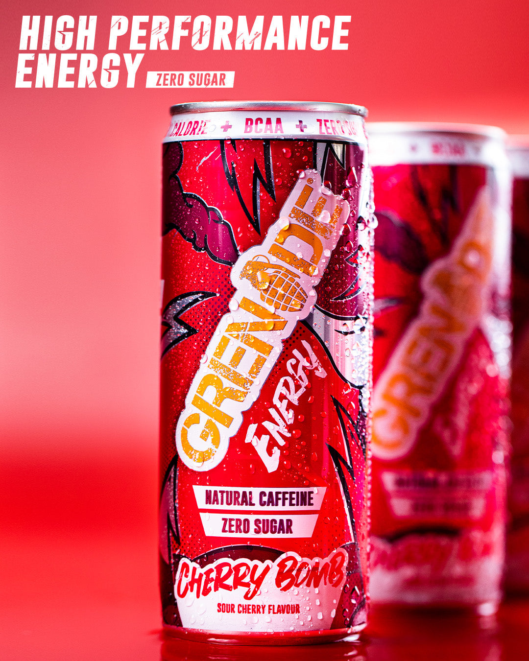 Cherry Bomb Energy Drink 330ml (12 Pack)