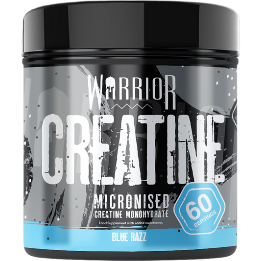 Warrior Creatine Monohydrate Powder 300g Blue Razz