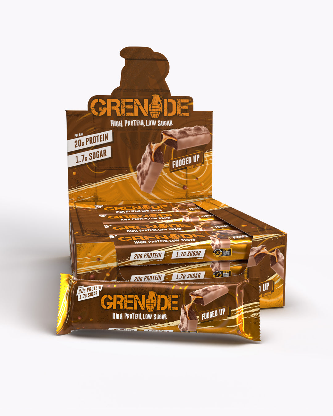 Grenade Fudged Up Protein Bar x12