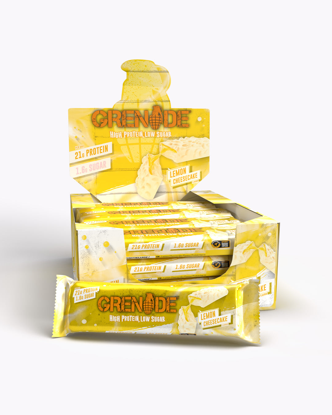 Grenade Lemon Cheesecake Protein Bar x12