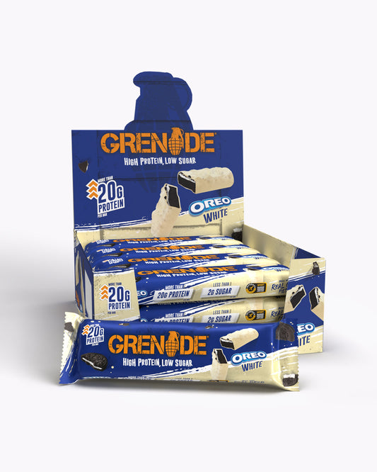 Grendade OREO White Protein Bar x12