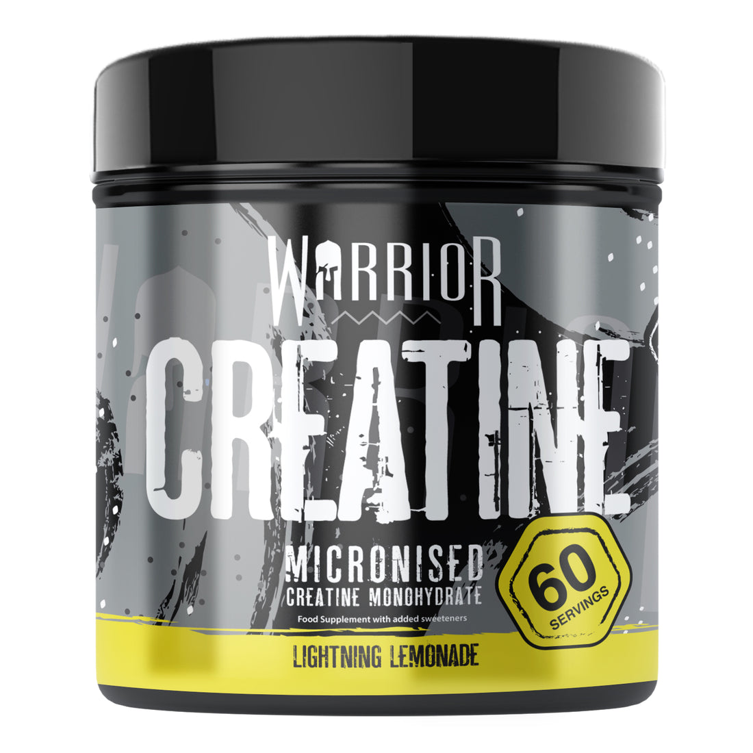 Warrior Creatine Monohydrate Powder 300g Lightening Lemonade