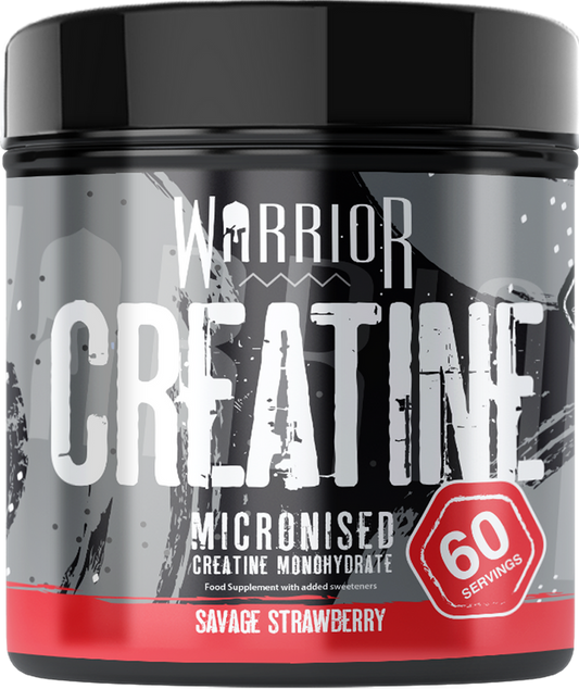 Warrior Creatine Monohydrate Powder 300g Savage Strawberry