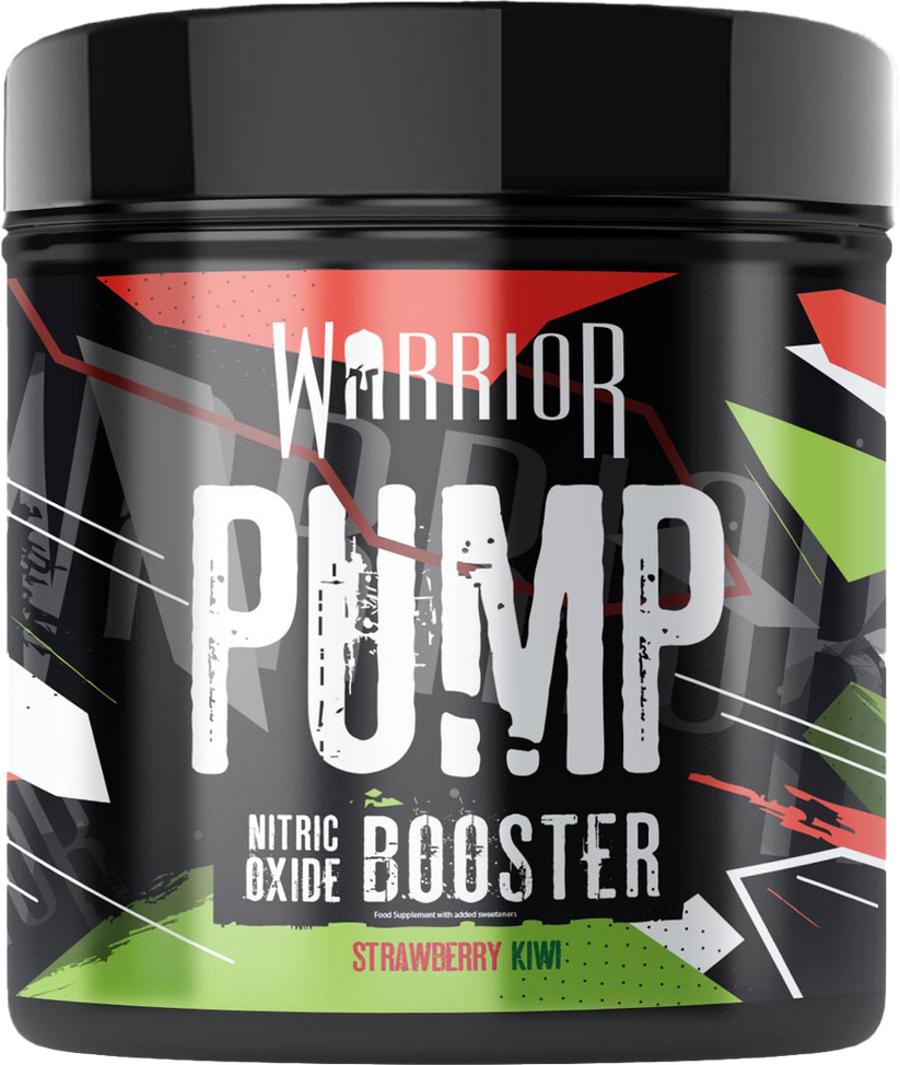 Warrior Pump Pre-Workout Powder Strawberry Kiwi