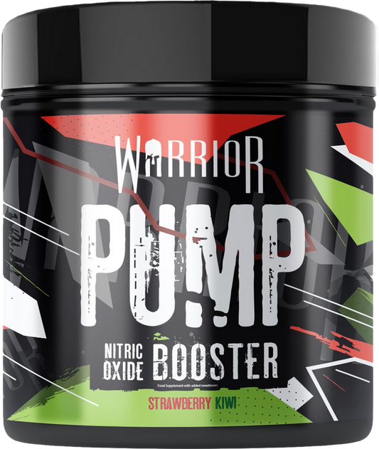 Warrior Pump Pre-Workout Powder Strawberry Kiwi