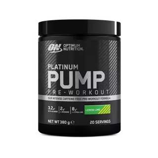 Optimum Nutrition Platinum Pump Pre-Workout Lemon Lime 380g